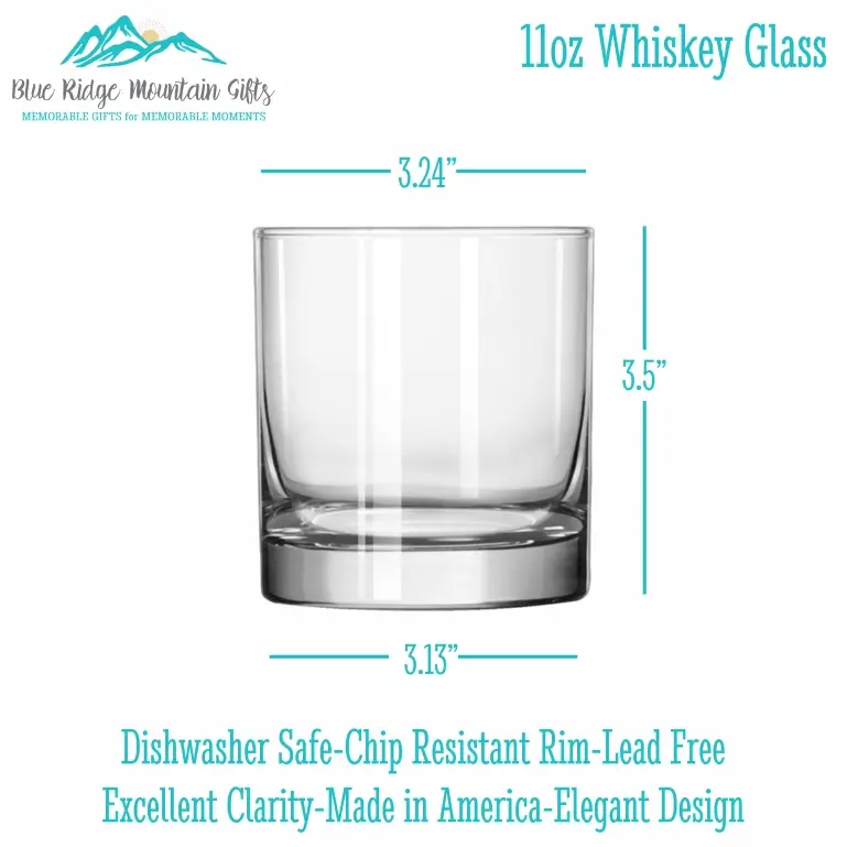 Cheers | Personalized 11oz Whiskey Glass